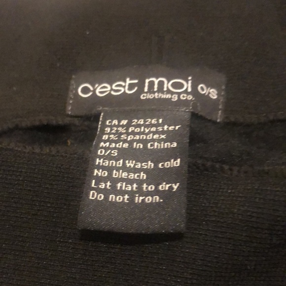Brand new with tags, C’est Moi fleece lined leggings - Picture 3 of 3